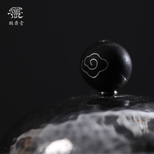 鹤鼎堂闻天系列式燕急须锤目纹(银色)（缺货） 商品图2