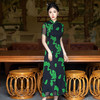 新中式国风改良复古，优雅显瘦长款双层旗袍裙SYG849 商品缩略图0