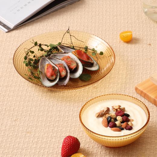 【小家电】VISIONS琥珀色餐具（晶莹系列）琥珀色餐具6件组（4个碗1个深盘1个平盘）HF 商品图1