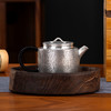 国春银饰丨复古汉瓦银壶 一片银工艺 手工制作 锤纹肌理 约230ml 附检测证书、礼盒 商品缩略图0
