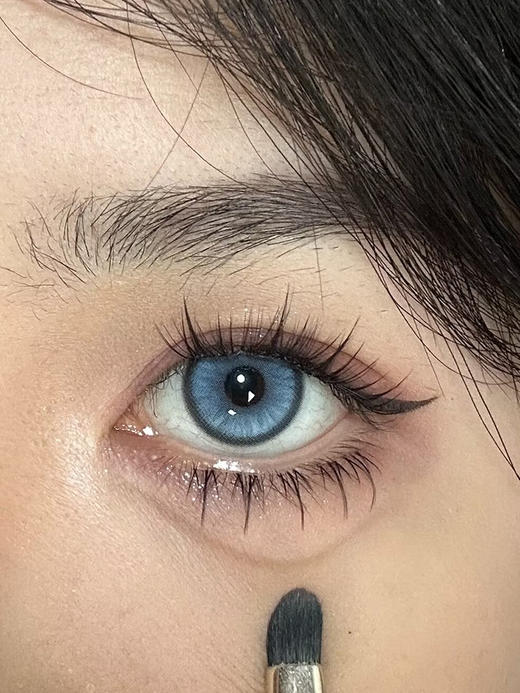 Ruby girl 海利亚蓝 月抛 两片 14.2mm 参考着色 13.6mm 基弧 8.5 含水 40% 新锐国货 商品图3