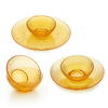 【小家电】VISIONS琥珀色餐具（晶莹系列）琥珀色餐具6件组（4个碗1个深盘1个平盘）HF 商品缩略图4