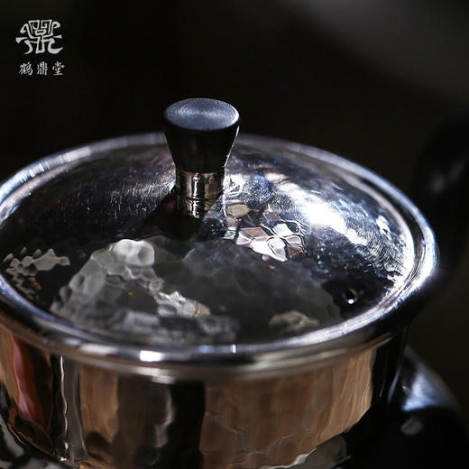 鹤鼎堂闻天系列终风急须锤目纹（银色）（缺货） 商品图3