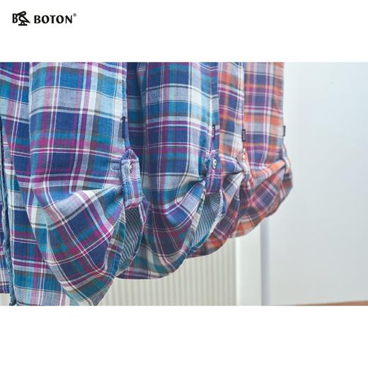 【第2件半价！尾货清仓不退换】波顿小翻领修身夏装时尚全棉女式衬衣薄款LS703 商品图4