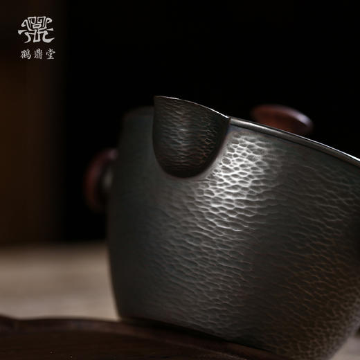 鹤鼎堂闻天系列東池东池急须横纹（灰青）(缺货) 商品图2