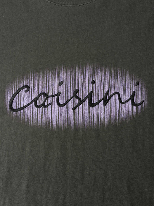 COCO ZONE “灰紫”时尚字母短袖T恤百搭圆领休闲上衣CC2B1182 商品图5