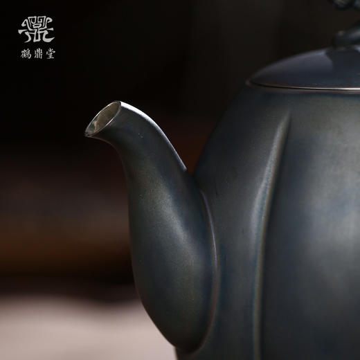 鹤鼎堂闻天系列由庚急须槌目纹(银色) （缺货）由庚急须镜面(灰青)（缺货） 商品图3