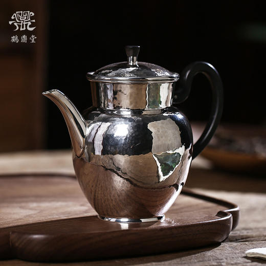 鹤鼎堂闻天系列终风急须锤目纹（银色）（缺货） 商品图0