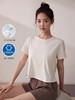 跃牌【周游世界系列】运动短袖女宽松显瘦短款性感瑜伽上衣 TP0694 商品缩略图0