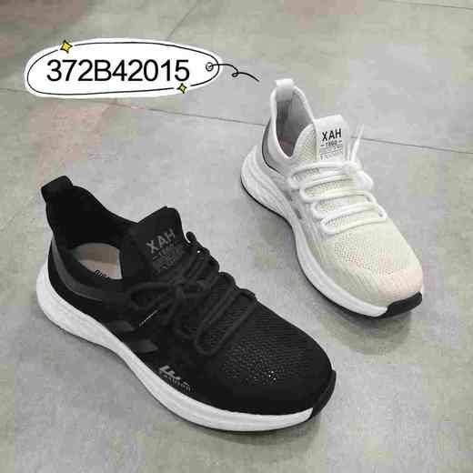 新品春夏透气飞织软底男士网鞋372B42015（W） 商品图0