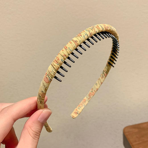 【儿童发箍简约，带齿防脱落~】碎花齿轮碎花发箍，压发防滑发饰，女童发卡，韩国公主头箍，可爱公主甜美不伤头，头箍头饰-QQ 商品图10