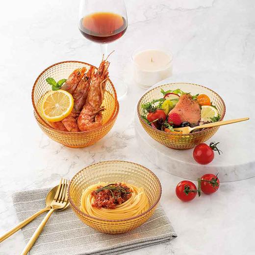 【小家电】VISIONS琥珀色餐具（晶莹系列）琥珀色餐具6件组（6个小碗） HF 商品图0
