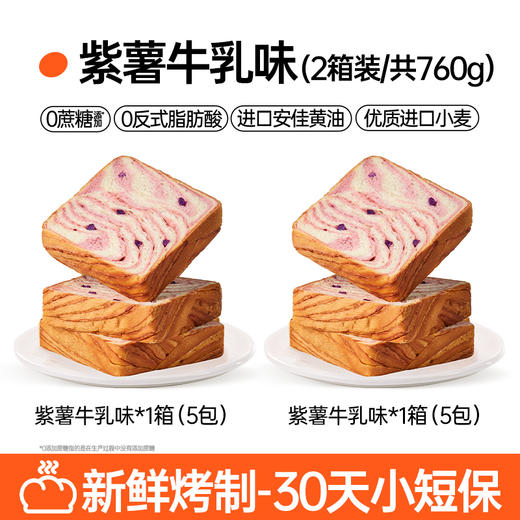 【买一箱送一箱！鲜奶做面包，无蔗糖添加】碧翠园鲜奶黄油厚切吐司面包 高蛋白 无反式脂肪酸 手撕营养早餐面包 巧克力整箱-QQ 商品图12