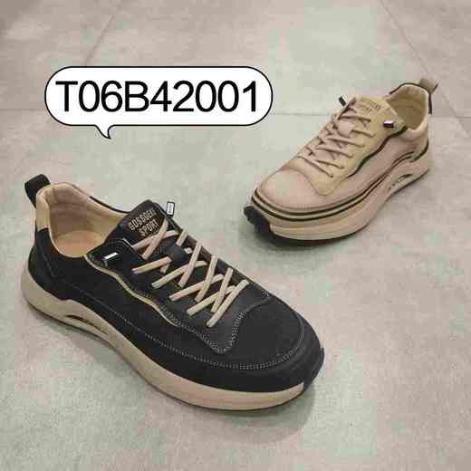 新品男士真皮春夏洞眼男士休闲网鞋T06B42001（W） 商品图0