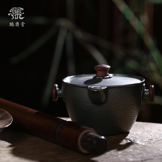 鹤鼎堂闻天系列東池东池急须横纹（灰青）(缺货) 商品图4