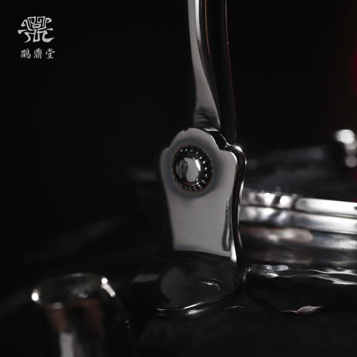 鹤鼎堂闻天系列維霰錾刻福山寿海汤沸（银色）（缺货） 商品图4