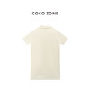 COCO ZONE “懒系裙”简约字母印花连衣裙气质翻领短袖长裙CC1B1491 商品缩略图1