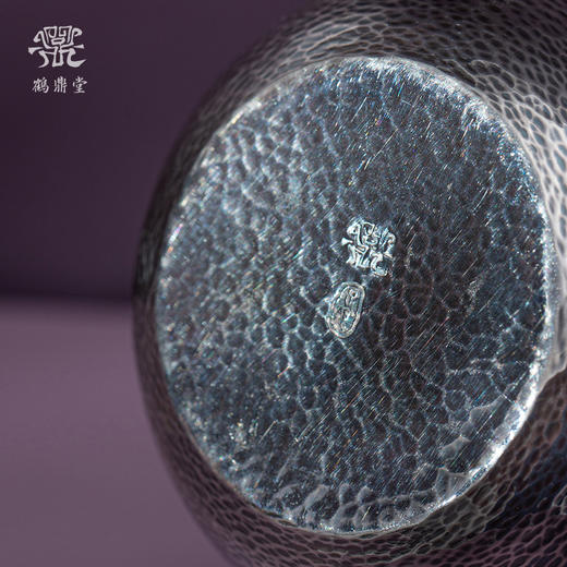 鹤鼎堂闻天系列常武急须横纹（银色）（缺货） 商品图3