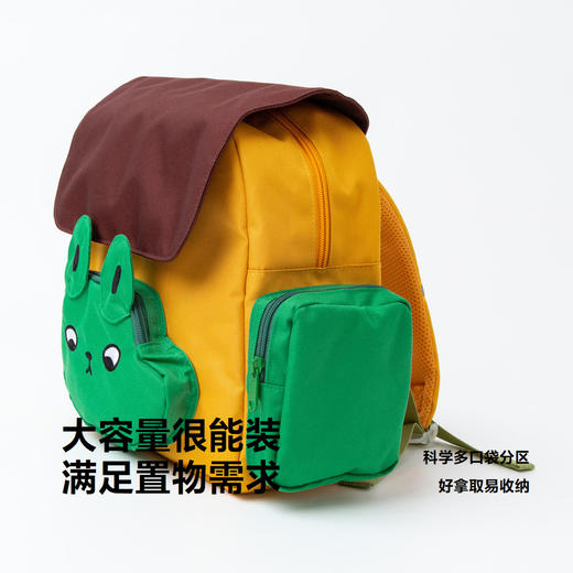 迷你巴拉秋季新款儿童多口袋幼儿园书包宝宝可爱卡通双肩包 商品图3