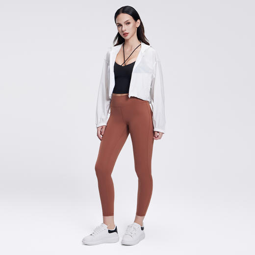 TITIKA运动健身瑜伽裤女裸感塑形高腰紧身九分裤紧身裤curve me20255 商品图3