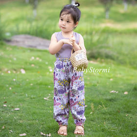 【云优选】防蚊裤背心 | BabyStormi防蚊裤儿童裤子竹棉纱布夏轻薄纯棉背心女宝双层纱透气（周六日不发货）