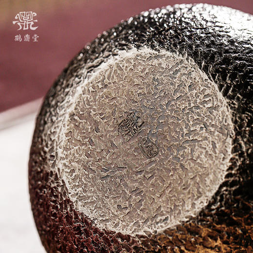 鹤鼎堂闻天系列多福錾刻葫芦急须（银色）（缺货） 商品图3