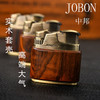 JOBON中邦充气打火机黄檀木高档送礼盘玩耐摔防风木质打火机刻字 商品缩略图7