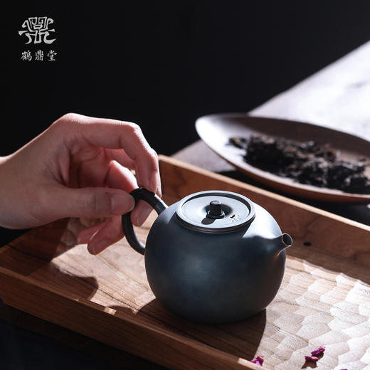 鹤鼎堂闻天系列肃雍急须镜面(灰青)（缺货） 商品图2