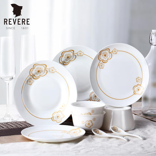 【小家电】康宁Revere瓷餐具8件套-五福报喜 HF 商品图1