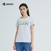 【第2件半价！尾货清仓不退换】波顿印花短袖设计感小众t恤女夏季时尚百搭纯棉上衣LT266221 商品缩略图3
