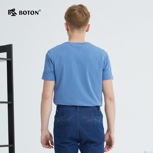 【第2件半价！尾货清仓不退换】波顿夏季圆领短袖t恤男潮牌个性卡通印花半袖打底体恤衫MT868221 商品图4