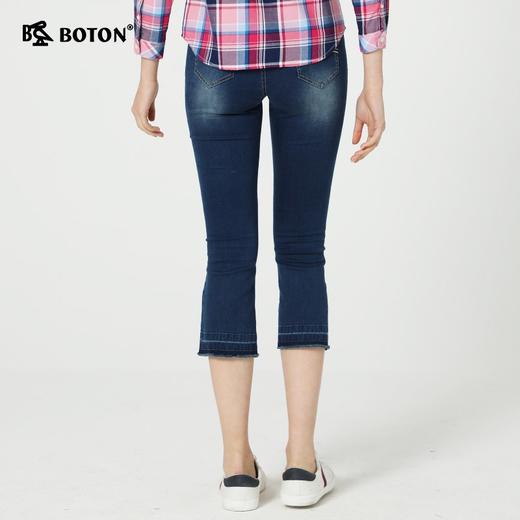 Boton_波顿夏季牛仔七分裤女修身微弹力中裤LF600219 商品图2