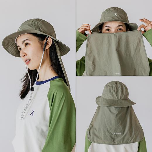 【品牌直发】ACMEITEM爱棵米-亲子防泼水遮阳帽GAF3540126A/GAF3540127A 商品图1