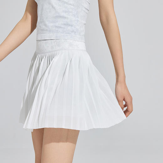 Leorrey/乐拉自带打底裤水洗牛仔时尚透气夏季跑步户外运动百褶裙 商品图5