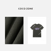 COCO ZONE “灰紫”时尚字母短袖T恤百搭圆领休闲上衣CC2B1182 商品缩略图2