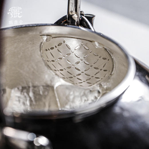 鹤鼎堂闻天系列鹿鸣汤沸锤目纹大槌目（银色）（缺货） 商品图2