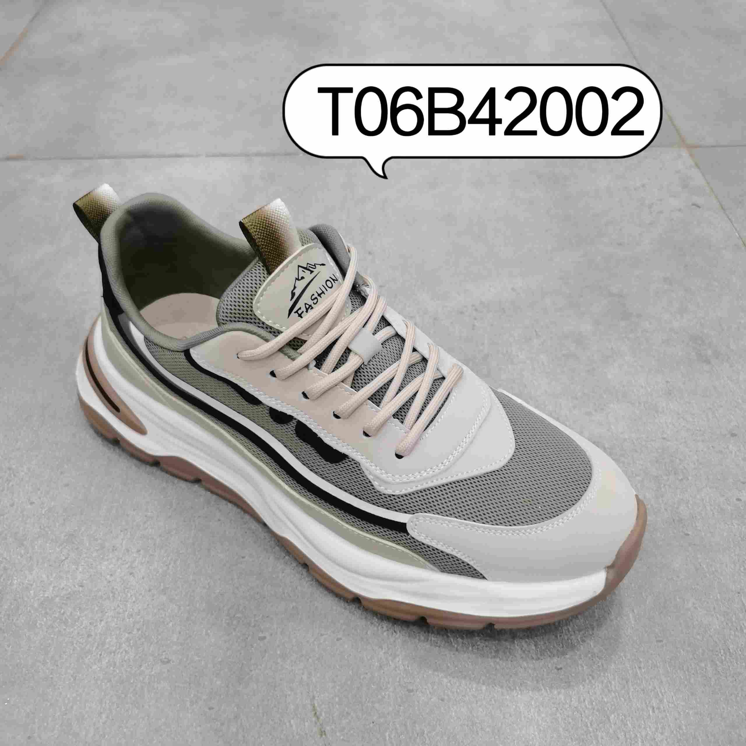 新品男士春夏飞织休闲男网鞋T06B42002（W）