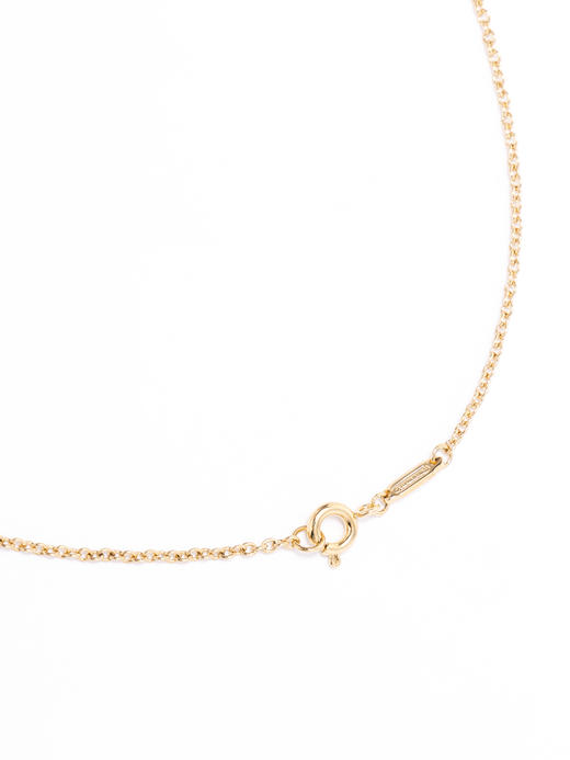 COCO ZONE 时尚设计高级感简约金色项链CC2B0934 商品图2