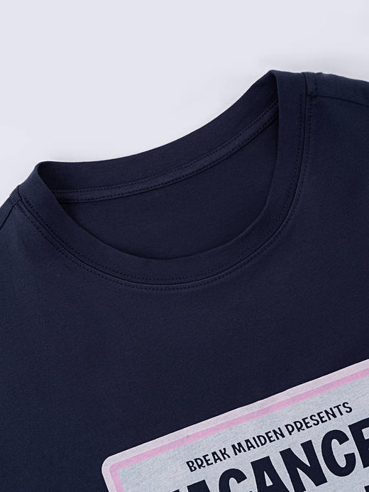 COCO ZONE 100棉夏季字母短袖T恤圆领上衣CC2B1003 商品图4