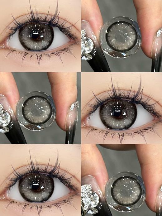 jelly doll月抛美瞳 发光体黑 14.5mm 商品图0