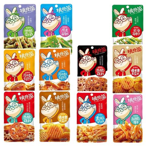 【开袋即食，下饭神器~】挑吃兔海带丝 金针菇 竹笋藕片 土豆片海带片 豆角 开袋即食 香辣挑吃兔-QQ 商品图4