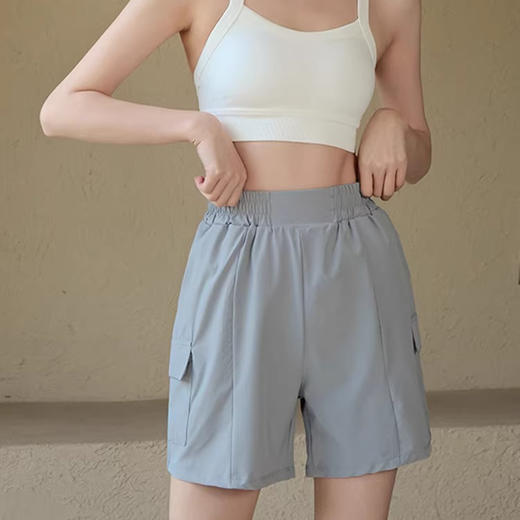 【限时秒】YOGACODE【火树银花系列】2024 运动短裤女春夏新款宽松休闲五分瑜伽裤DSS762 商品图4