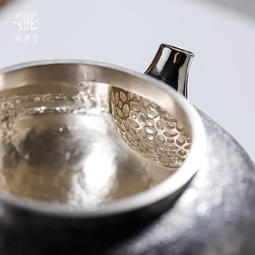 鹤鼎堂闻天系列崇丘急须麻纹（银色）（缺货） 商品图3