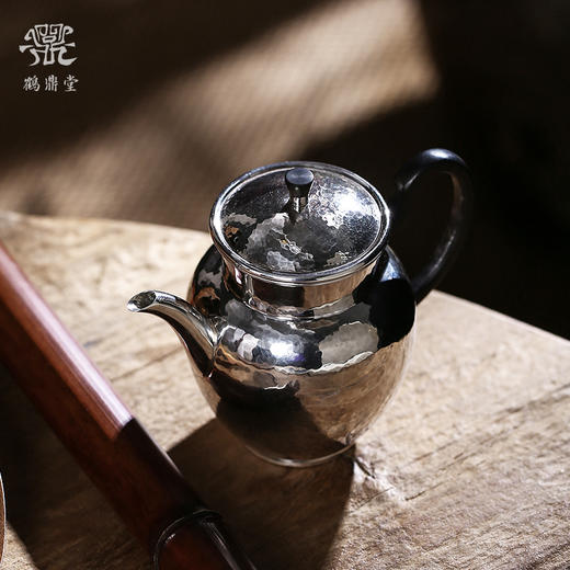 鹤鼎堂闻天系列终风急须锤目纹（银色）（缺货） 商品图1