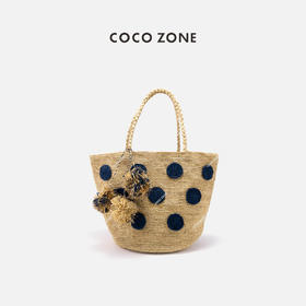 COCO ZONE 2024通勤百搭波点单肩包法式设计感手提包CC1B1012