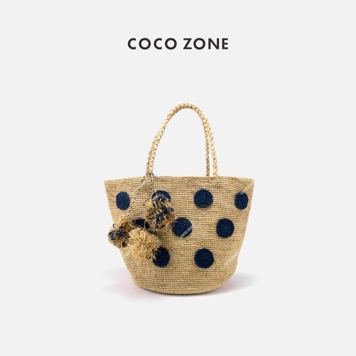 COCO ZONE 2024通勤百搭波点单肩包法式设计感手提包CC1B1012 商品图0
