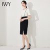 IWY/夏季短袖连衣裙女时尚气质假两件职业裙修身显瘦通勤裙子夏24Q509 商品缩略图4