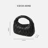 COCO ZONE高级感单肩斜挎包包褶皱饺子包 23C29427时尚 商品缩略图1