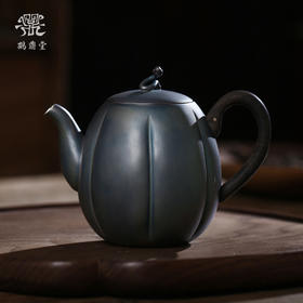 鹤鼎堂闻天系列由庚急须槌目纹(银色) （缺货）由庚急须镜面(灰青)（缺货）