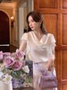 张心子【浪漫马黛】高级感荡领飞袖上衣女夏新款气质洋气小衫 U2406001 商品缩略图11